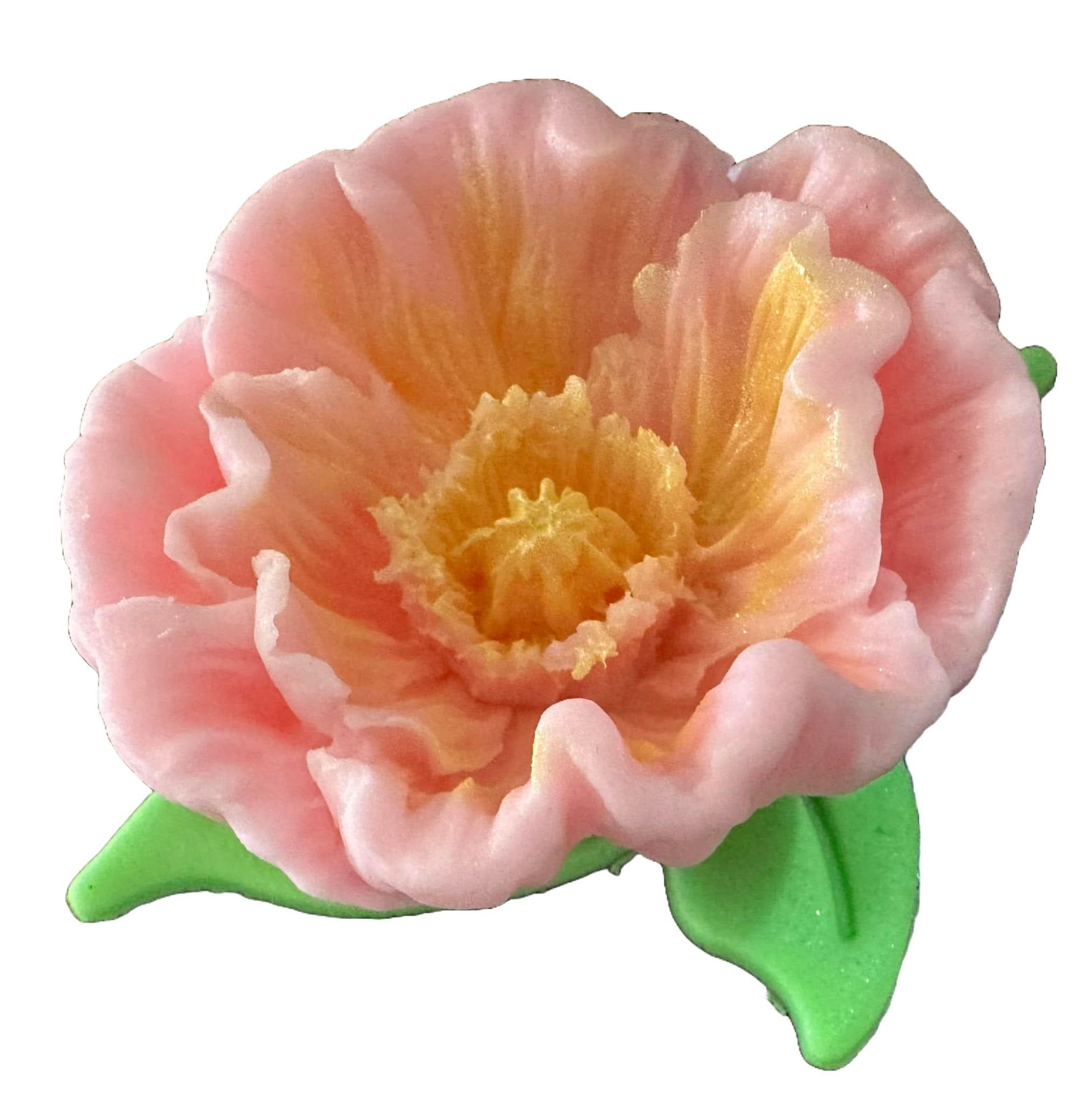 Dekoracja z cukru jadalnego, Dekoracje z różowego tulipana ze sklepu Sugar Paste Nati