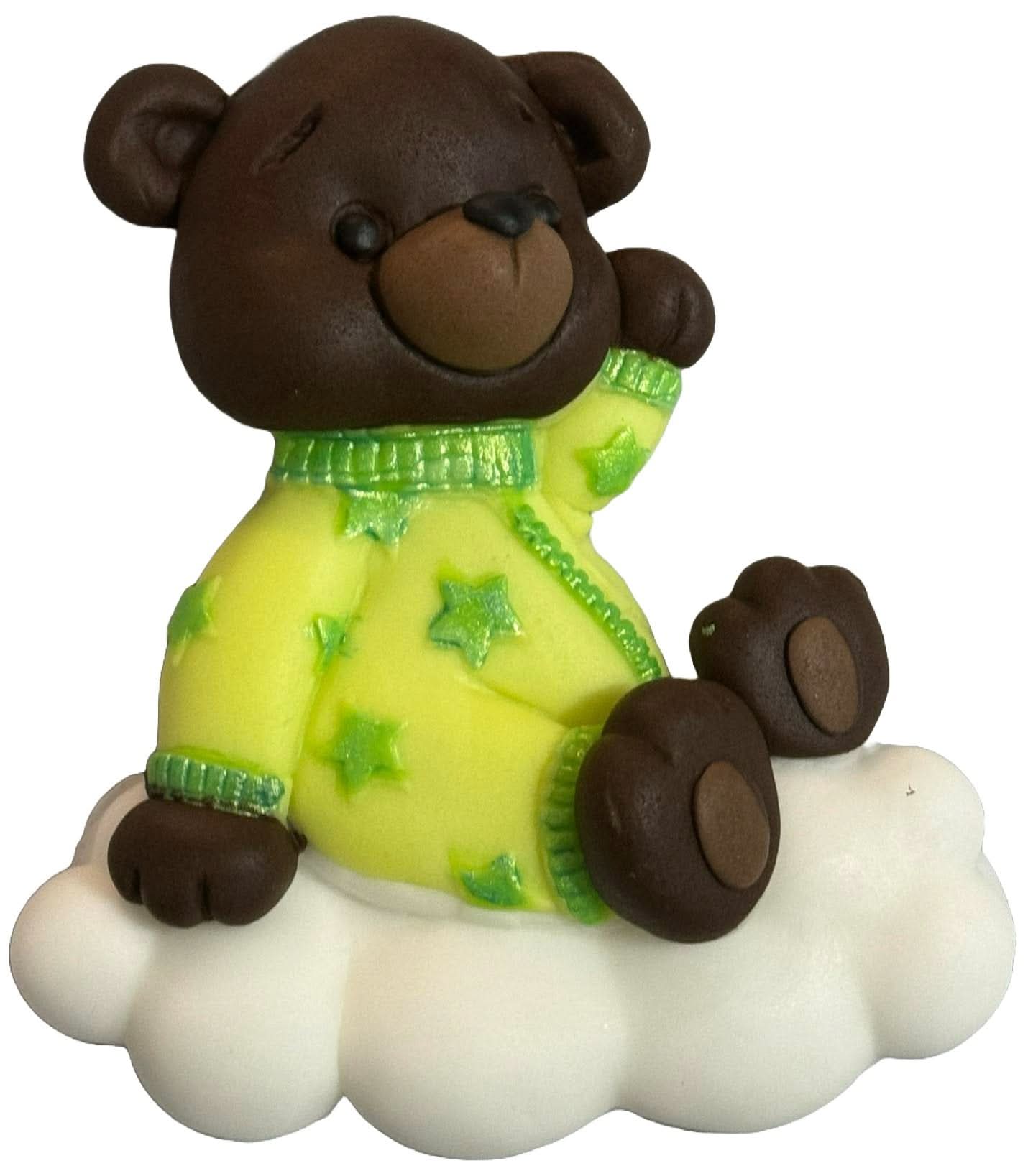 Dekoracja cukrowa jadalna, Miś na chmurce. Dekoracje ze sklepu Sugar Paste Nati