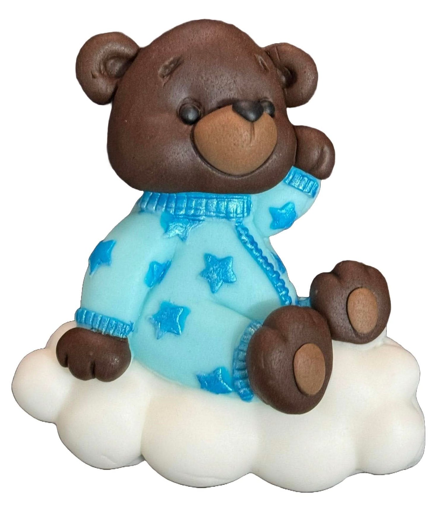 Dekoracja cukrowa jadalna, Miś na chmurce. Dekoracje ze sklepu Sugar Paste Nati