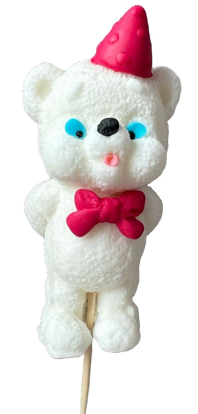 Jadalna dekoracja cukrowa, miś. Ozdoby ze sklepu Sugar Paste Nati