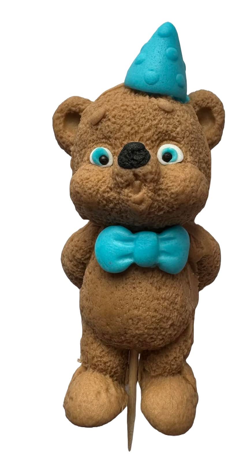 Jadalna dekoracja cukrowa, miś. Ozdoby ze sklepu Sugar Paste Nati
