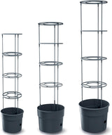 Doniczki do sadzonek pomidorów Prosperplast z kratą – Solidna donica z tworzywa sztucznego | Antracyt | Odporny na warunki atmosferyczne i promieniowanie UV | 29,5 x 115,2 cm | Idealny do ogrodu i na taras
