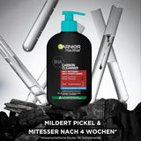 Garnier Charcoal Cleanser Żel do mycia twarzy przeciw zaskórnikom i wypryskom 250ml Pod prysznic i do kąpieli Naty Shop