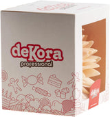 dekora - Gigantyczny kwiat 12,5 cm - jesienna dalia - bezglutenowa, bez laktozy, wegańska - dekoracje do ciast na wesela, urodziny i desery - łatwa w użyciu Naty Shop Sugarpaste