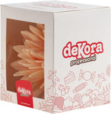 dekora - Gigantyczny kwiat 12,5 cm - jesienna dalia - bezglutenowa, bez laktozy, wegańska - dekoracje do ciast na wesela, urodziny i desery - łatwa w użyciu Naty Shop Sugarpaste