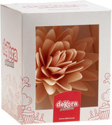 dekora - Gigantyczny kwiat 12,5 cm - jesienna dalia - bezglutenowa, bez laktozy, wegańska - dekoracje do ciast na wesela, urodziny i desery - łatwa w użyciu Naty Shop Sugarpaste