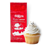 Dekora - Fondant z pasty cukrowej białej 150g - Idealny do ciast i dekoracji wypieków - Nie zawiera glutenu i laktozy - Smak waniliowy - Miękka, elastyczna i łatwa do formowania do kreatywnych dekoracji Naty Shop Biała pasta cukrowa