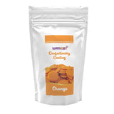 Dekozauber24 krople kuwerturowe, białe, 500g, o smaku białej czekolady i wanilii, chipsy Deco Melts, można używać w kuchence mikrofalowej, do cake pops, ciast, tart, tart, dripu lub lukru Naty Shop Sugarpaste Orange