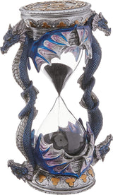 Design Toscano Statua z klepsydrą z dekoracją gotycką, poliresin, full color, 15 cm Figurki i rzeźby Naty Shop Pojedyncza klepsydra