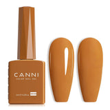 Żelowy lakier do paznokci CANNI, półtrwały, ciemnofioletowy, lakier do paznokci, żel UV, Soak Off, Manicure
