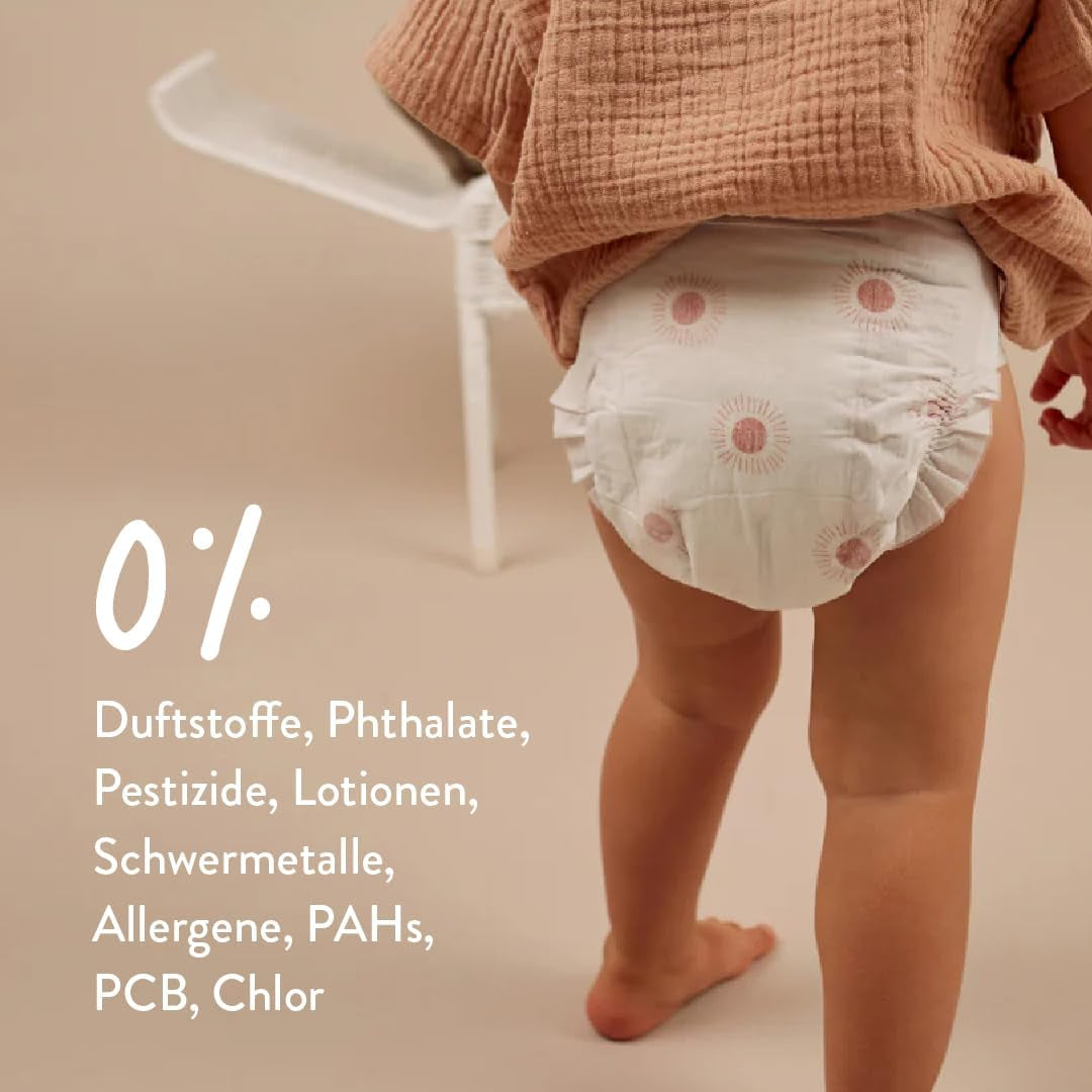 Pieluchy dziecięce rozmiar 3M (4-8 kg) - 1 worek 28 szt. - Nie zawierają szkodliwych substancji, są przyjazne dla środowiska, bardzo chłonne, nadają się do stosowania na noc, ultracienkie i miękkie - Wyprodukowano w Danii