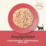Applaws Premium Naturalna karma mokra dla kotów, kurczak z kaczką w zupie, konserwa 70g (24x70g)
