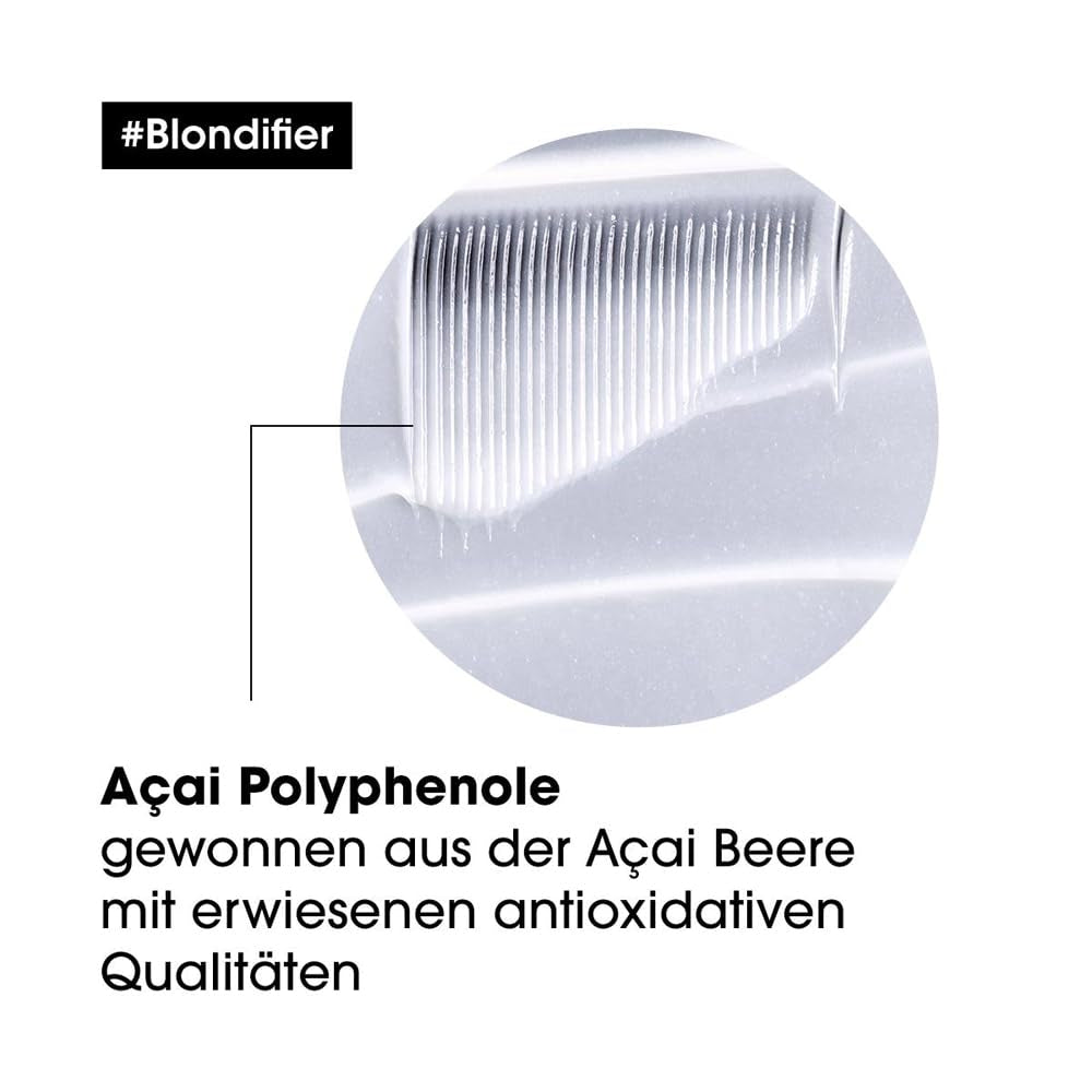 L'Oréal Professionnel | Odżywcza maska do włosów blond i rozjaśnianych, ekstrakt z owoców Açai, Serie Expert, maska do blond Maska do włosów Naty Shop