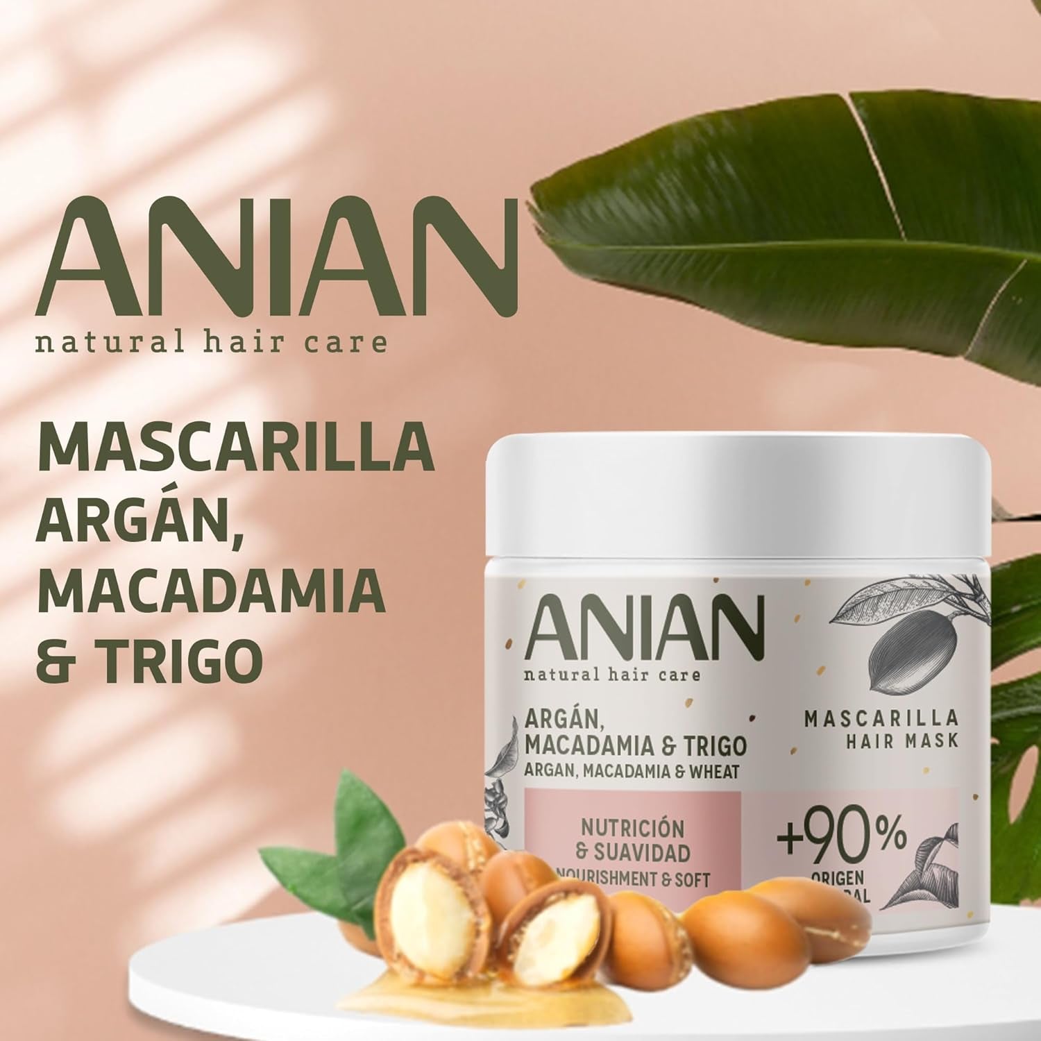 ARGÁN Nutrition y Suavidad Mascarilla 350 ml Maska do włosów Naty Shop