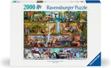 Ravensburger Puzzle 16652 - Świat Dużych Zwierząt - Układanka składająca się z 2000 elementów dla dorosłych i dzieci w wieku 14+, zaprojektowana przez Aimee Stewart Puzzle Naty Shop
