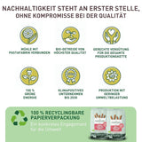 Organiczny makaron Penne Rigate N.91 - 500g z mąką orkiszową, mąką z soczewicy i mąką z komosy ryżowej - Bogaty w białko, źródło błonnika i białka