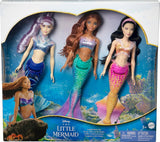 Mattel DISNEY Arielle Syrenka – zestaw z Malą, Kariną i Arielle, wyjątkowe stroje i fryzury, do kreatywnej zabawy i kolekcjonowania, dla dzieci w wieku od 3 lat, lalki HND29 Naty Shop