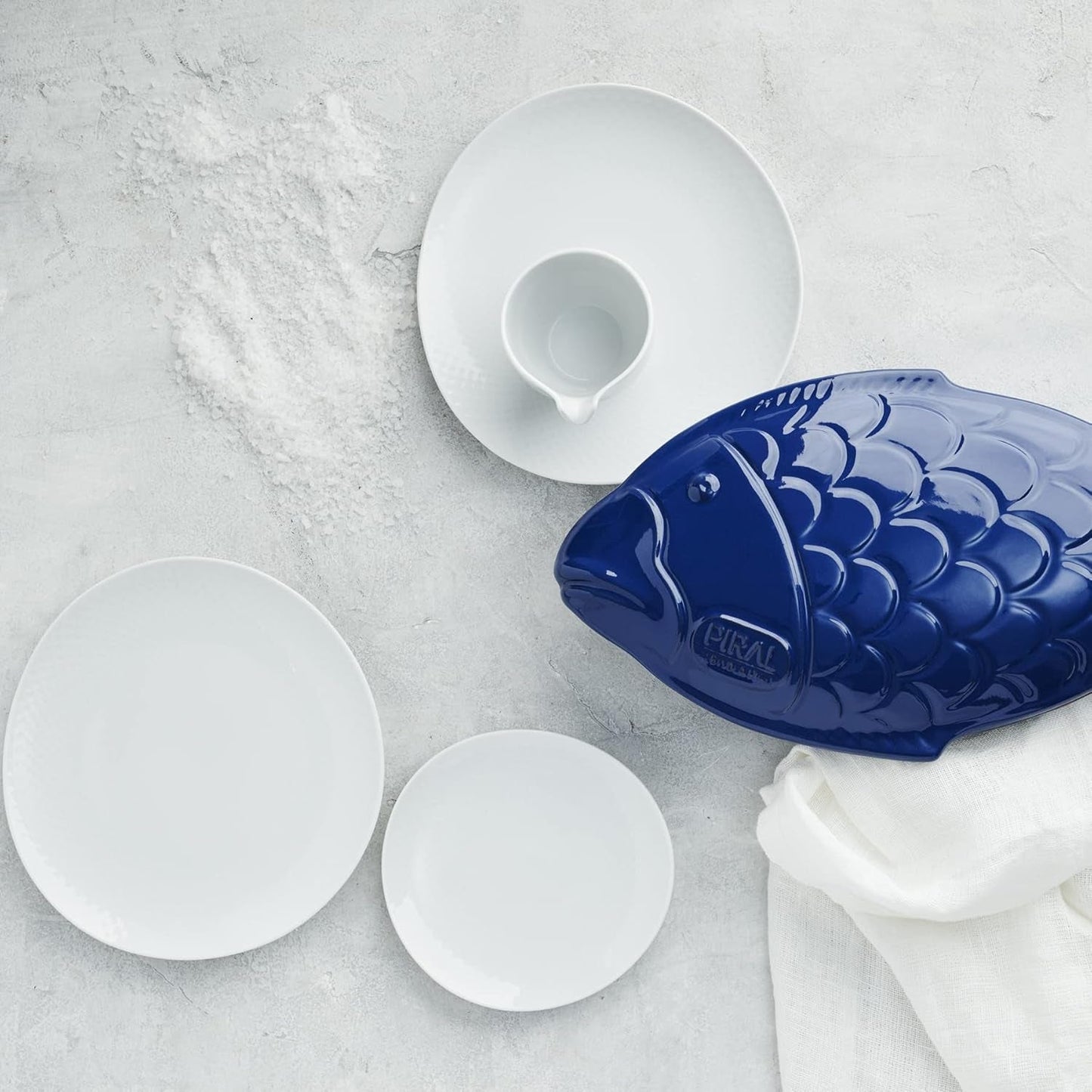 Zestaw zastawy stołowej Rosenthal Junto White, porcelana, biała, płaskie talerze, talerze obiadowe Ø 22 cm, talerze obiadowe Ø 21,5 cm i miski na płatki Ø 14 cm, 0,62 l, można myć w zmywarce i używać w kuchence mikrofalowej, zestaw dla 4 osób