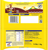 Nestlé Crunchy Waffle Pyszny batonik waflowy z mlecznej czekolady Opakowanie zbiorcze 1 opakowanie (3 x 26 g każdy)