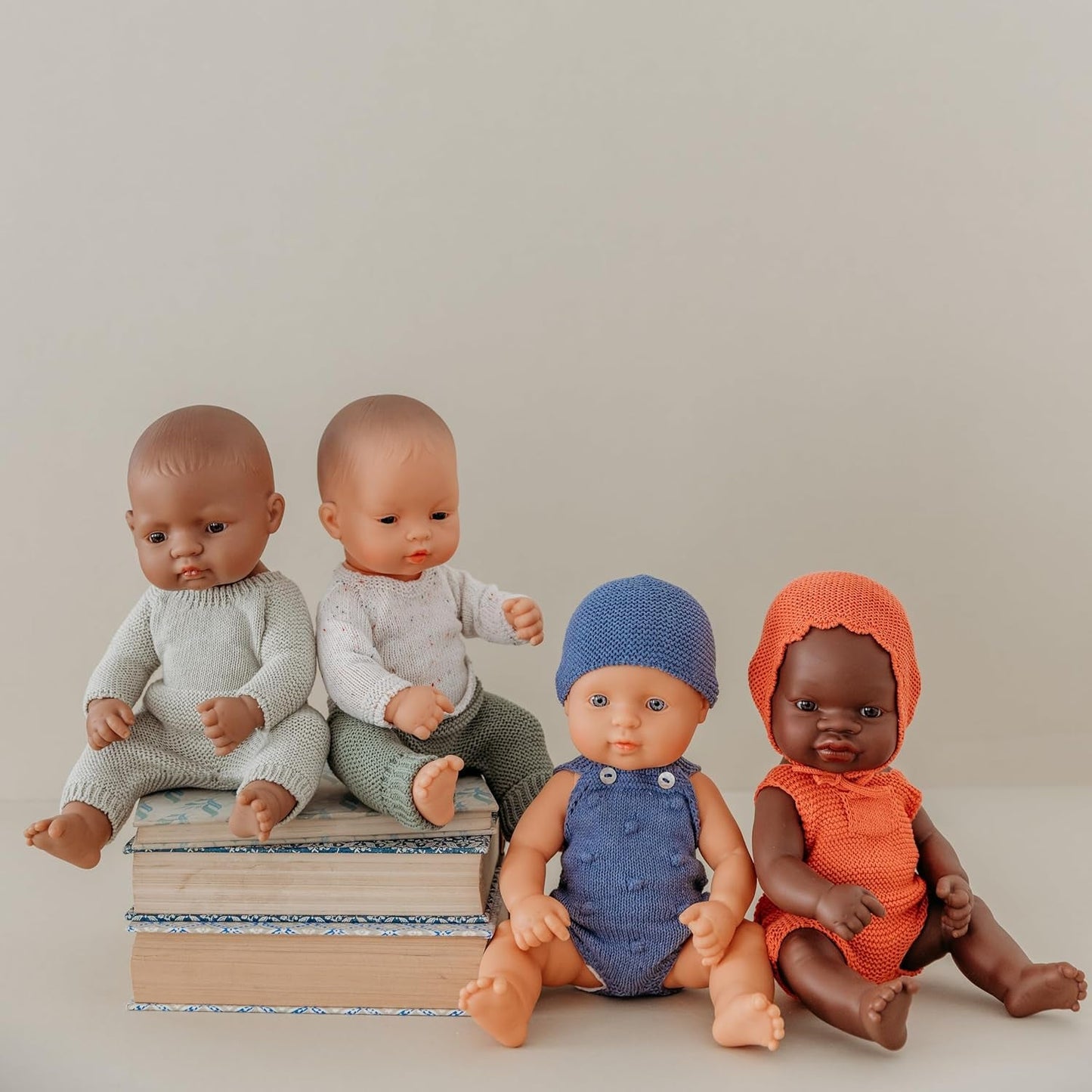 Lalka Miniland Baby, afrykański chłopiec, 32 cm, anatomicznie poprawna