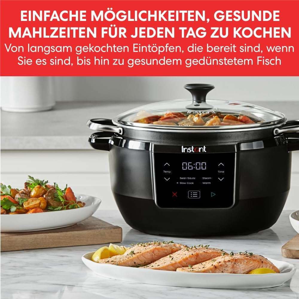 Szybkowar typu Instant Pot Superior, Multicooker 7,1 l, 4 funkcje gotowania, Wolnowar 800 W Naty Shop