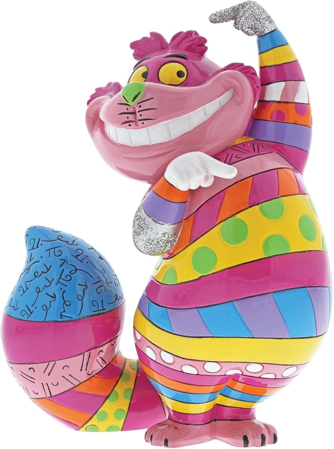 Disney Britto Collection Figurka kota z Cheshire, kolorowe statuetki i rzeźby Naty Shop
