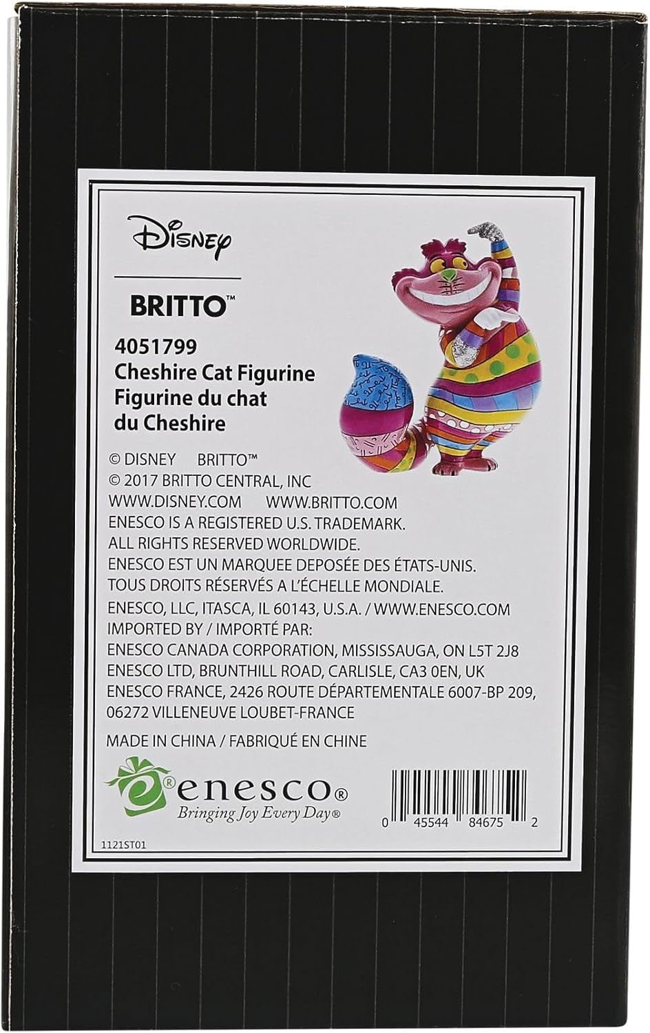 Disney Britto Collection Figurka kota z Cheshire, kolorowe statuetki i rzeźby Naty Shop
