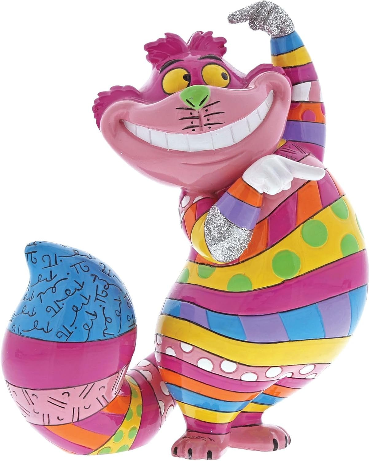 Disney Britto Collection Figurka kota z Cheshire, kolorowe figurki i rzeźby Naty Shop Domyślny tytuł
