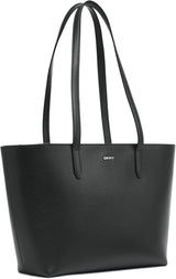 DKNY Damska torebka Bryant ze średniej skóry Tote Bag, czarno-złota Torby damskie Naty Shop