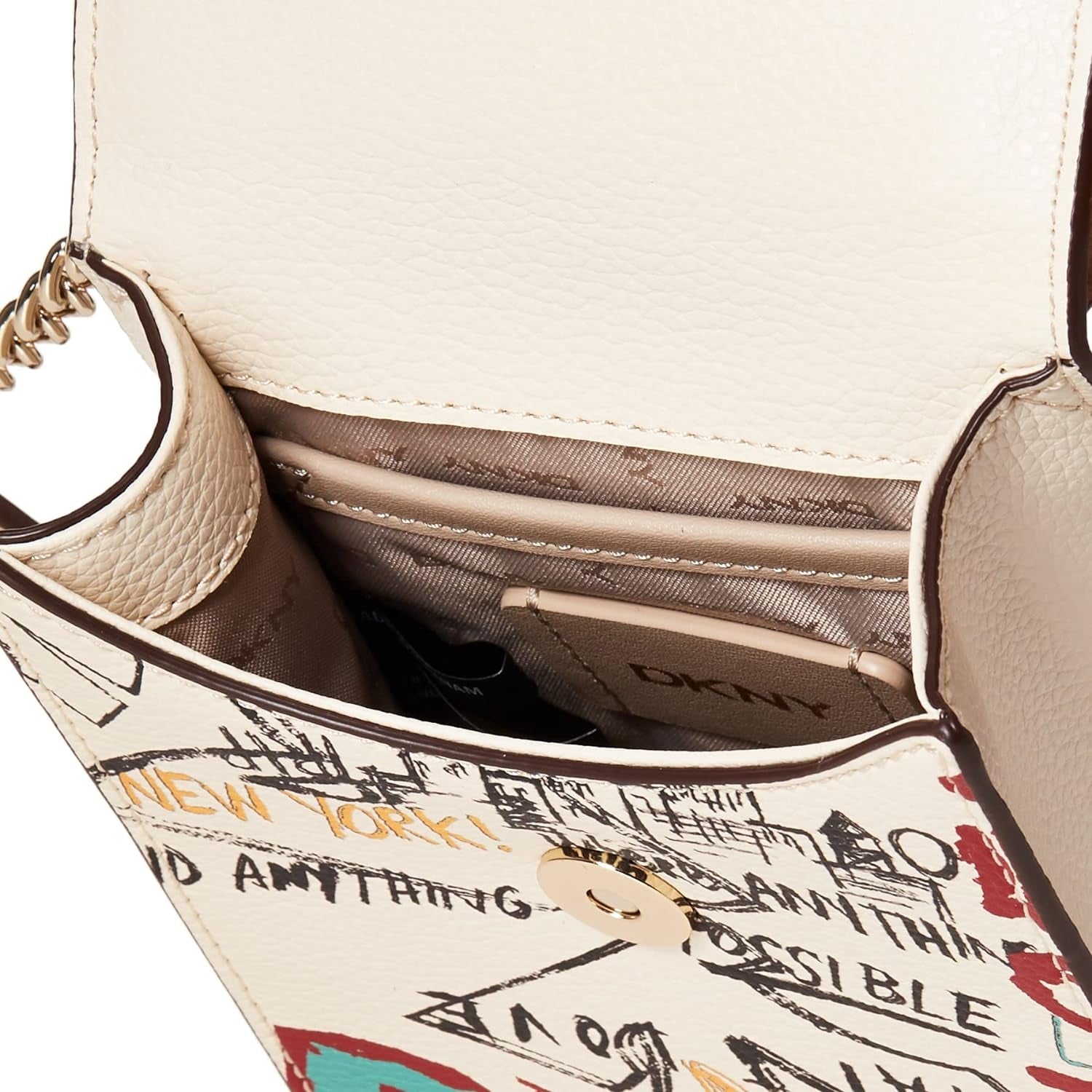 Damska torebka DKNY Elissa N/S Phone Cr Crossbody, torby damskie w jednym rozmiarze Naty Shop