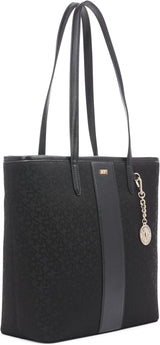 Torba damska DKNY R31AFR73-XLB-1, czarne logo / czarne torby damskie Naty Shop