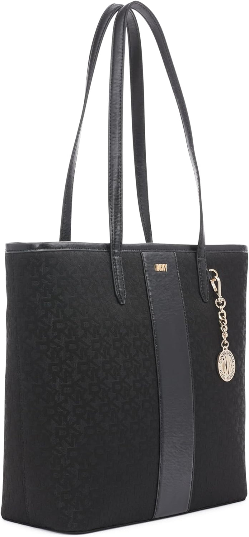 Torba damska DKNY R31AFR73-XLB-1, czarne logo / czarne torby damskie Naty Shop