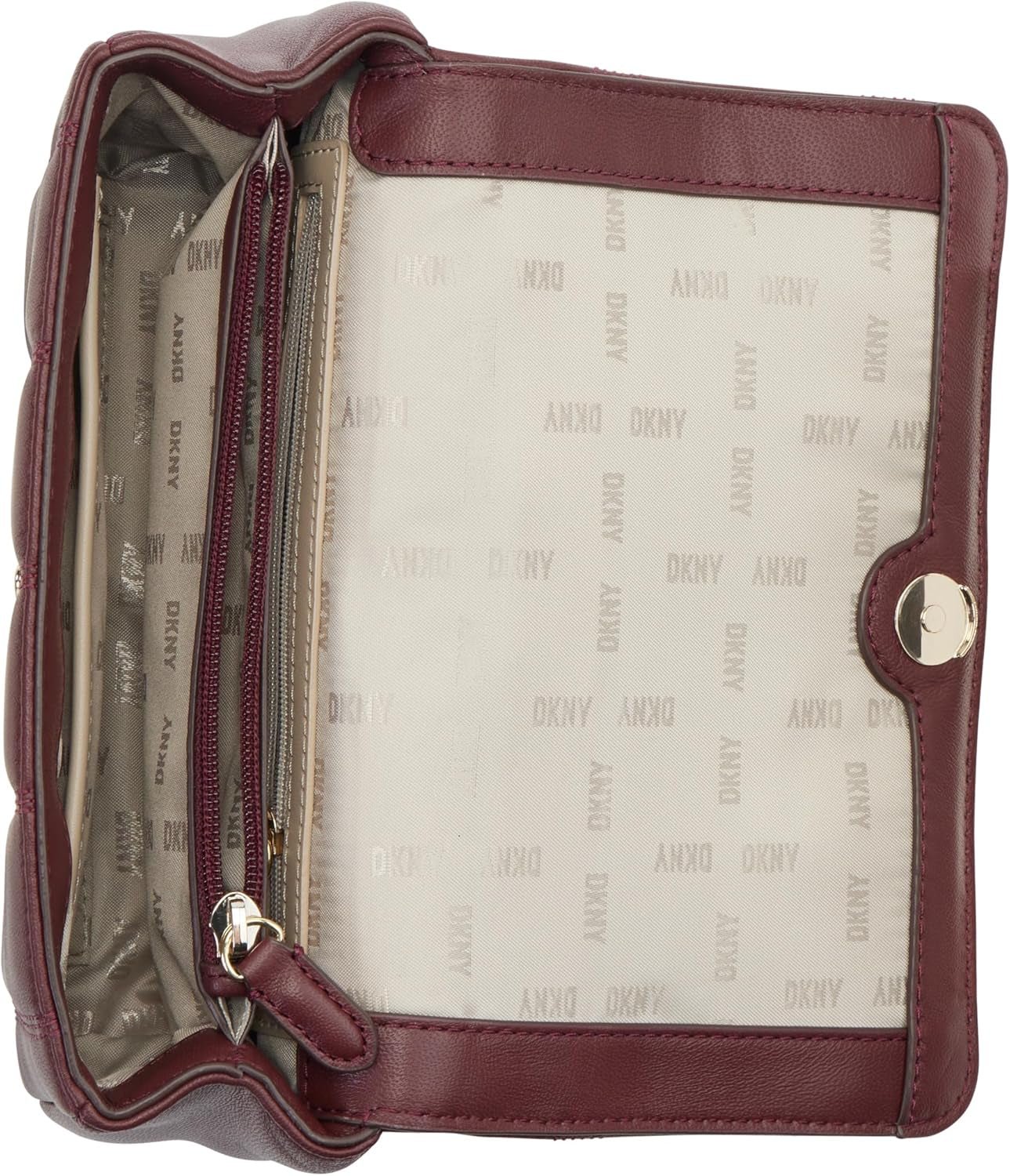 DKNY Torba na ramię z klapką Torby Damskie Naty Shop