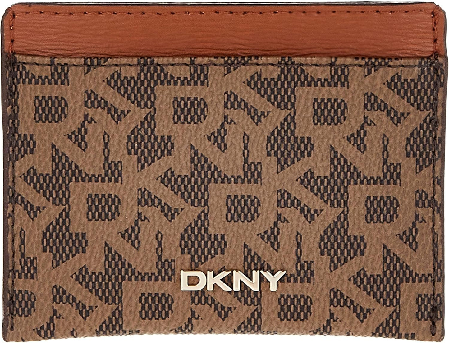 DKNY damski Bryant L akcesoria podróżne kopertówka na karty portfel damski Naty sklep mokka/karmel jeden rozmiar pasuje do wszystkich