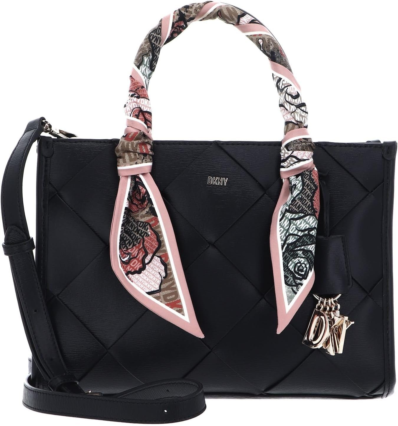 DKNY Damska torba na co dzień Satchel Torby damskie Naty Shop Czarny / Złoty