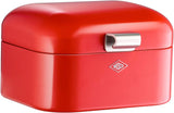 Kosz na chleb Wesco 235 001 Mini Grandy 17 x 18 x 12 cm (dł./szer./wys.) różowy, stal nierdzewna Pudełka do przechowywania żywności Naty Shop Czerwony
