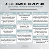 Hairlexier Hair Growth Remedy dla kobiet - Olejek do włosów rozmarynowy, Olejek rycynowy Olejek do włosów, Olejek lawendowy, Naturalne serum do włosów przeciw rozproszonemu wypadaniu włosów, Wspomaga wzrost włosów, Wegańskie i organiczne + Zeszyt ćwiczeń Pielęgnacja włosów Naty Shop