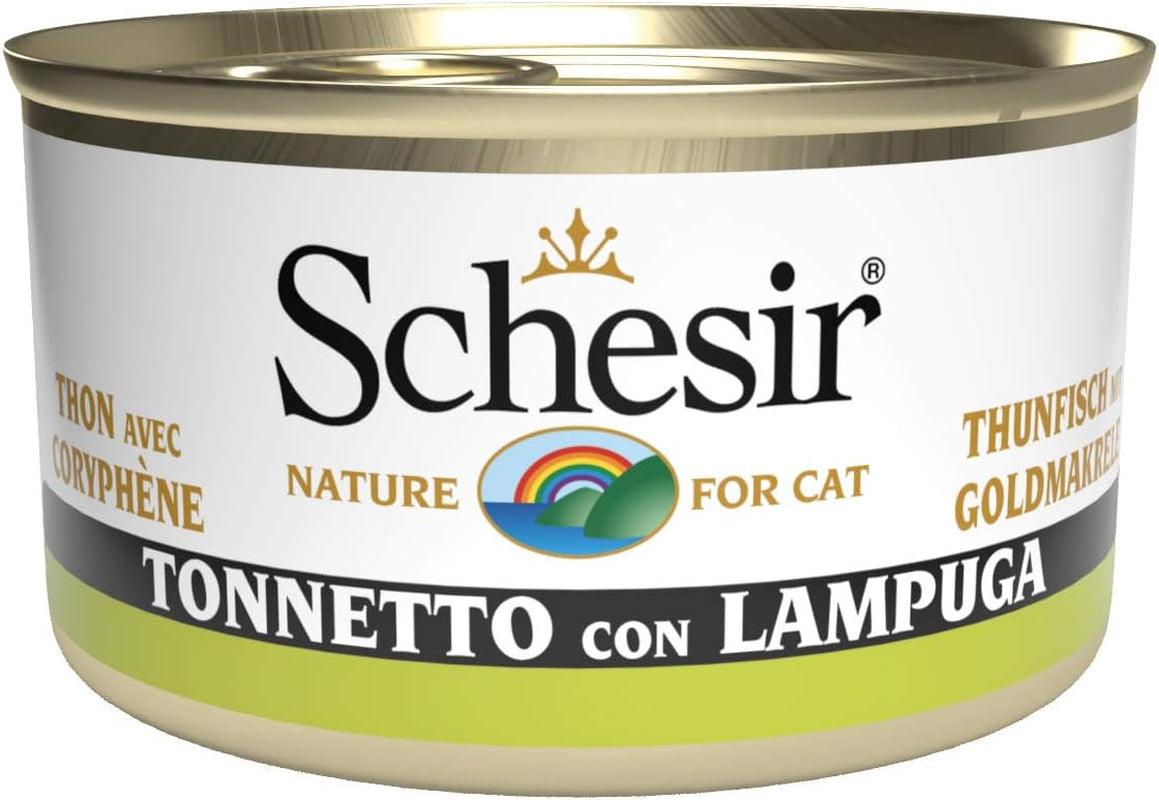 Cat Jelly Thunfisch mit Goldmakrele, Katzenfutter nass w Gelee, 24 Dosen x 85 g