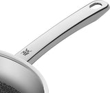 Patelnia indukcyjna WMF Profi Resist 24 cm, materiał z wielowarstwową powłoką, struktura plastra miodu, uchwyt ze stali nierdzewnej, garnki i patelnie żaroodporne Naty Shop