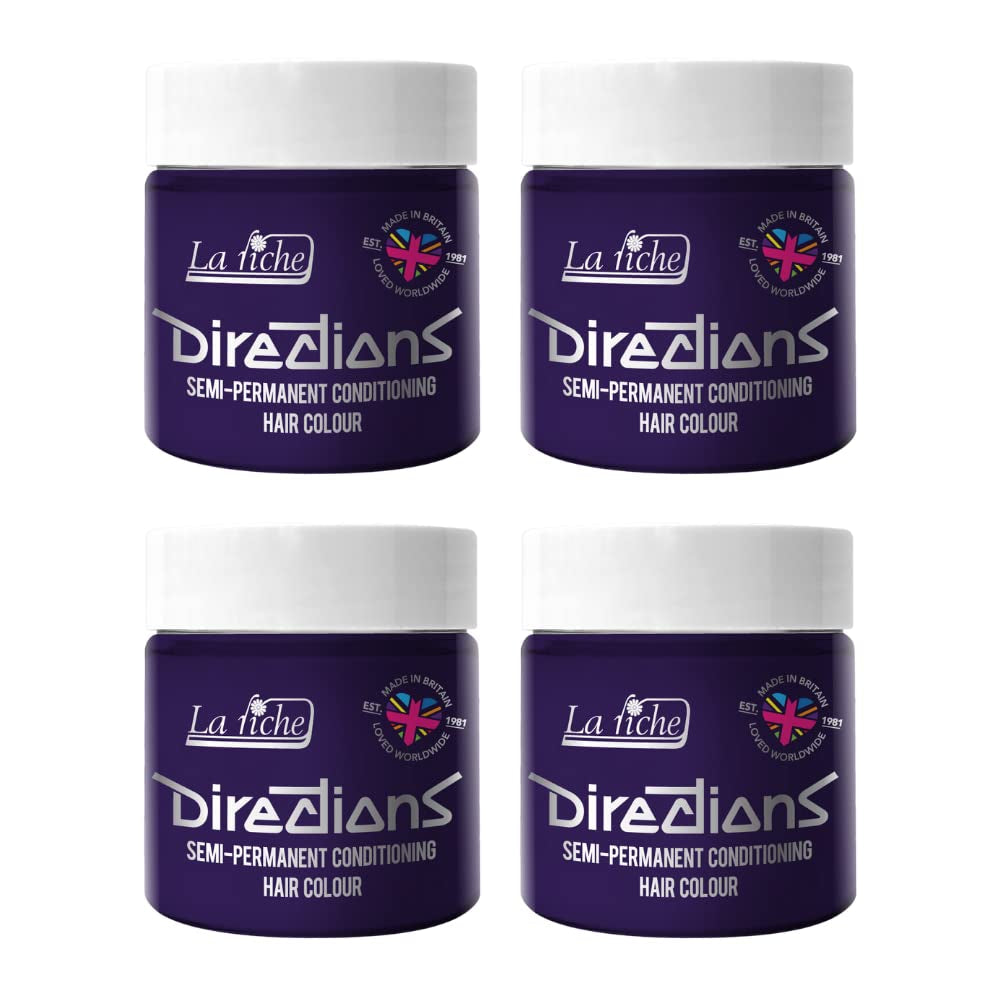Sposób użycia Półtrwała farba do włosów 100 ml pudełko 4 opakowania (Pillarbox Red) Naty Shop Farba do włosów Deep Purple 100 ml (4 sztuki w opakowaniu)