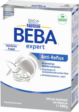 BEBA expert Anti-Reflux - AR Specjalna formuła od urodzenia na wzmożone odbijanie i wymioty, żywność dla niemowląt, mleko w proszku dla niemowląt, 1 opakowanie (1 x 500g)