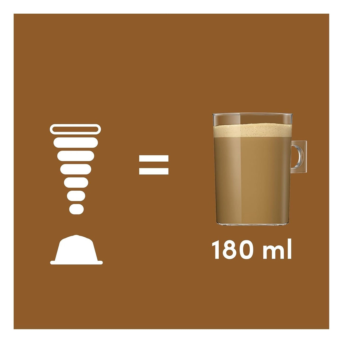 NESCAFÉ DOLCE GUSTO Café au Lait Kaffeekapseln Pakiet 6 sztuk (6 x 16 Kapseln)