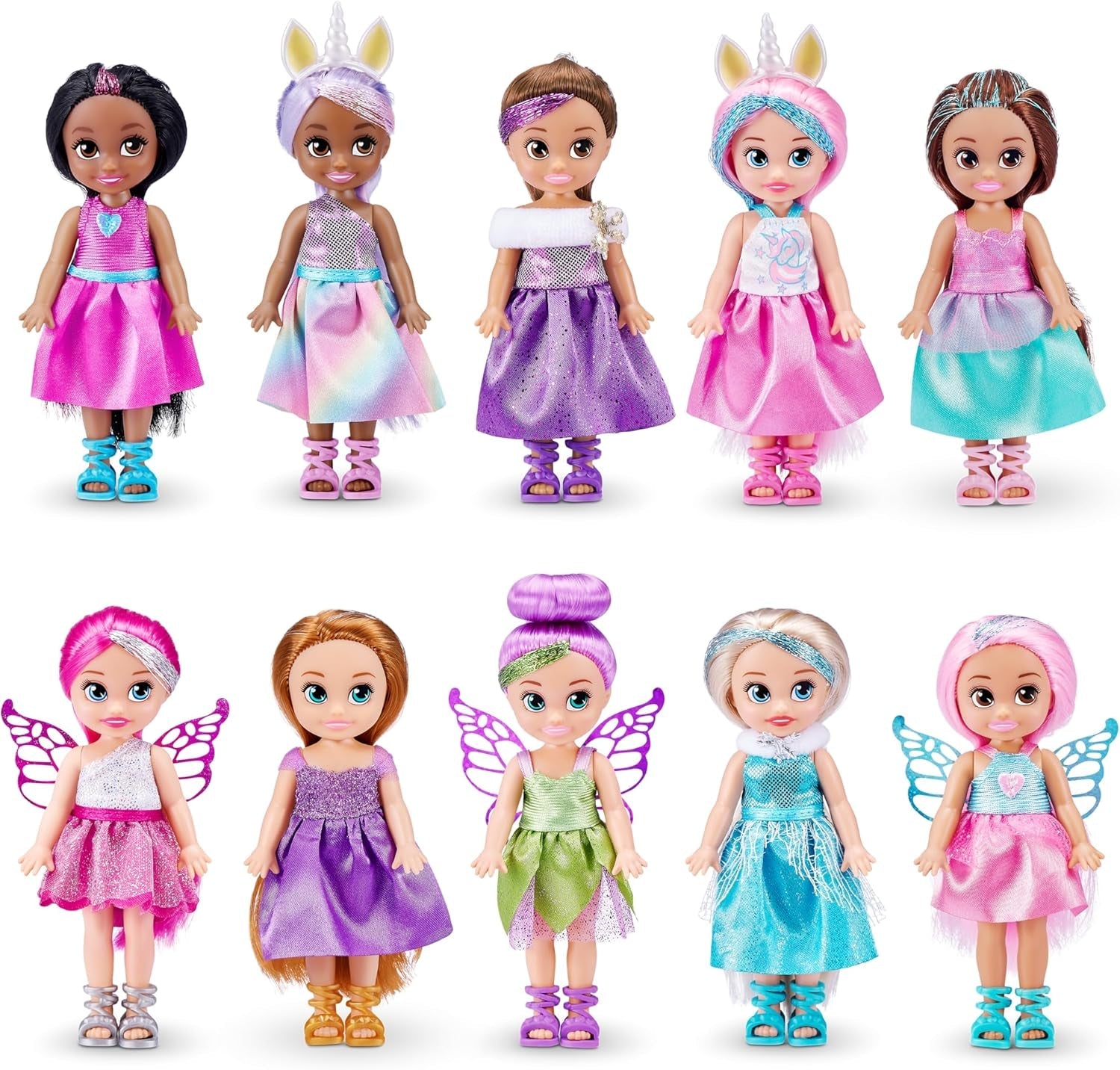 -Lalki-4,7"-Fantasy Little Friend Collection Zestaw 10 sztuk