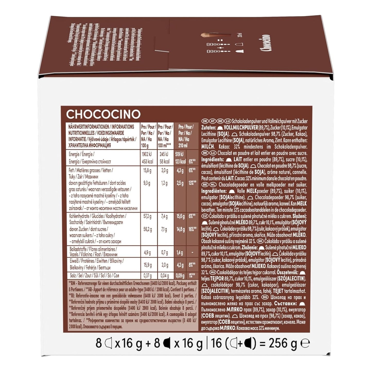 NESCAFÉ DOLCE GUSTO Chococino Kakaokapseln 3-pak (3 x 16 Kapseln)