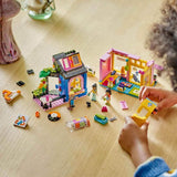 LEGO Friends Zestaw do budowania sklepu z modą vintage dla dzieci ze sklepem z zabawkami, figurkami i kotem, model do odgrywania ról zapewniający rozwój społeczno-emocjonalny, prezent dla 6-letnich dziewcząt i chłopców 42614 Zestawy do budowania Besuche den LEGO-Store