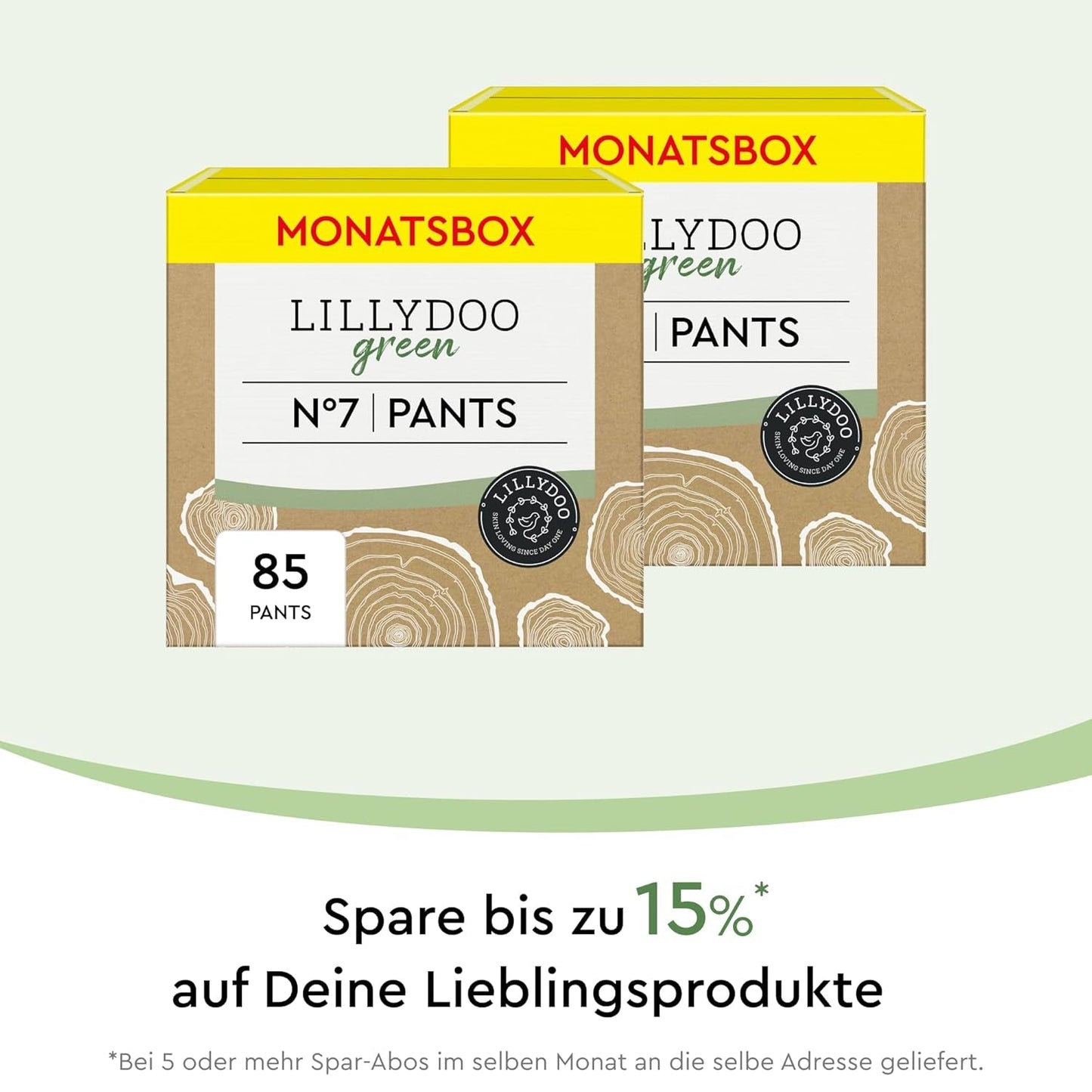 Spodnie LILLYDOO Eco rozmiar 7 (17+ kg) Pudełko miesięczne (85 sztuk)