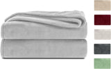 Puszysty koc Komfortec, wygodny koc, koc polarowy, certyfikat Oeko-Tex, super miękki, 150X200 Cm, 260 G/M², beżowy Łóżka i koce Besuche den Komfortec-Store Szary 220 X 240 Cm