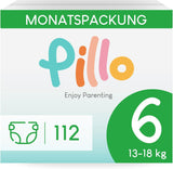 Pieluchy Pillo 3 - Pudełko 168 pieluszek, 6 paczek po 28 pieluszek rozm. 3 - Midi (6-10 kg) - Pieluszki dla niemowląt