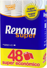 Papier toaletowy Renova Super, 48 rolek