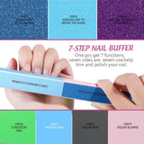 FANDAMEI 20 Stücke Buffer Für Nagel, Nagelfilen Für Gelnägel, Profi Nagelfeile 100/180, Polierfeile Fingernägel, Filen Für Gelnägel, Zestaw do manicure i pedicure